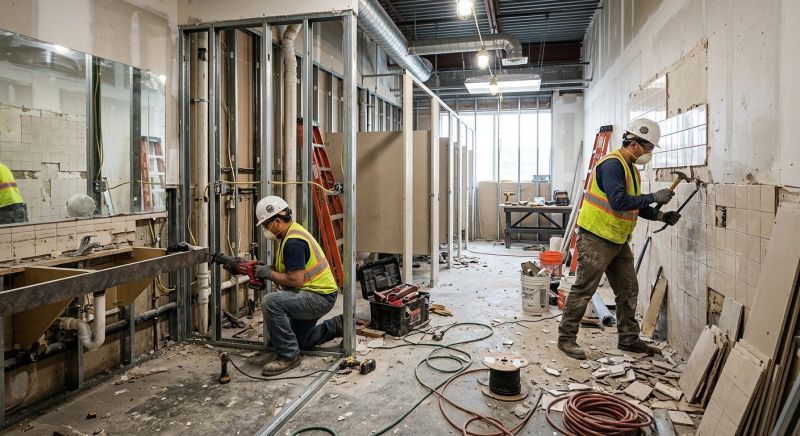 Commercial Restroom Redesign